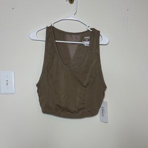 Jones New York Scoop-Neck Crop Tank